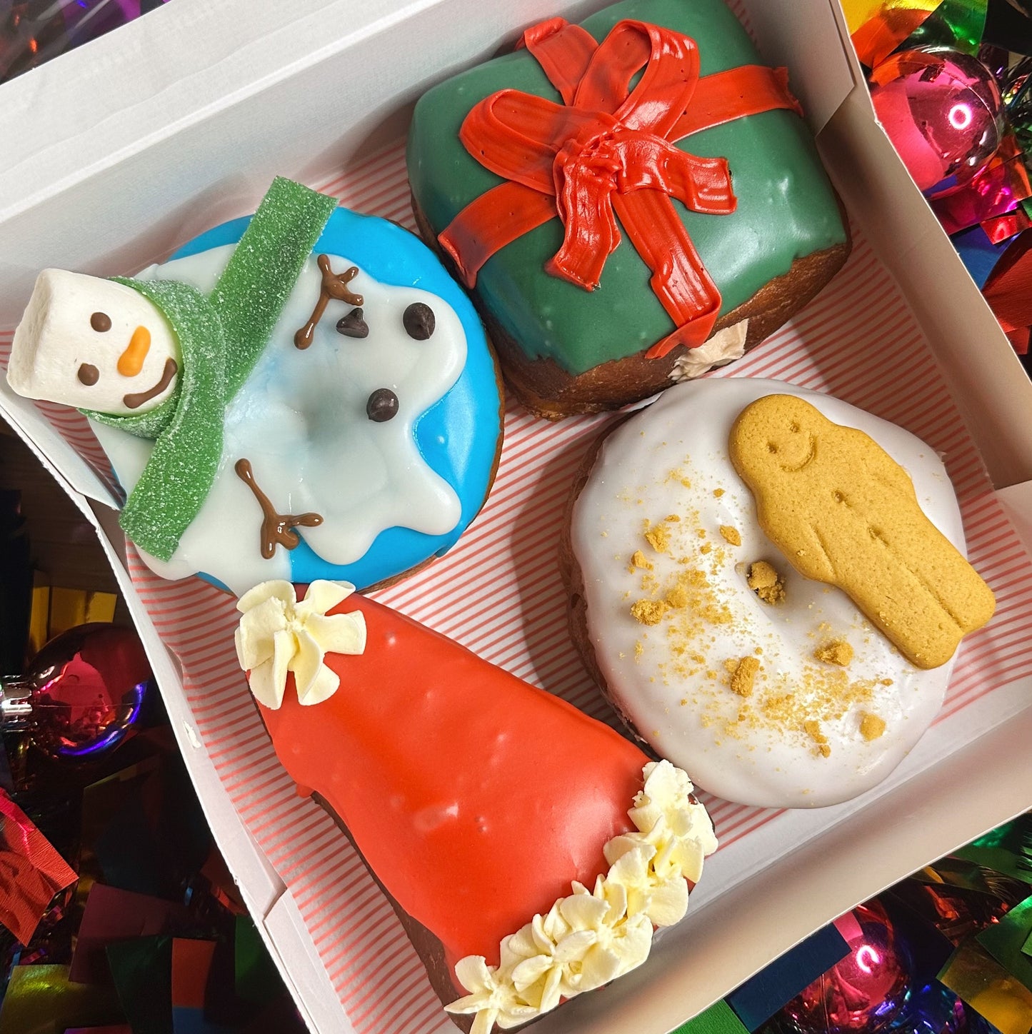 Here Comes Santa Clause - Christmas Doughnuts