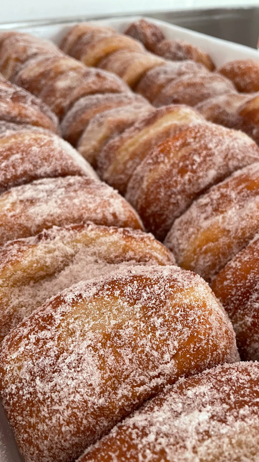 Cinnamon sugared doughnuts